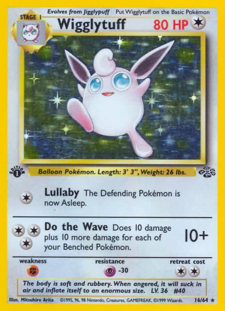 Wigglytuff (Unlimited Holofoil) (16) — Jungle