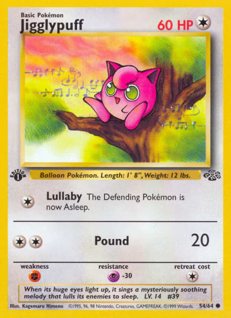 Jigglypuff (First Edition) (54) — Jungle
