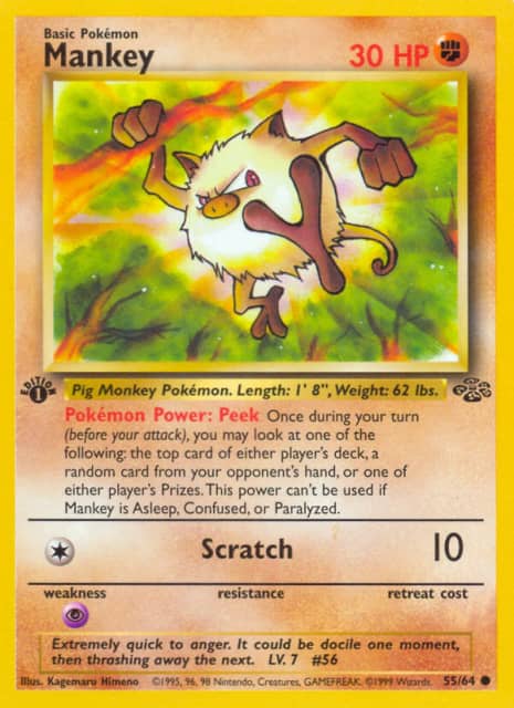 Mankey (Unlimited) (55) — Jungle