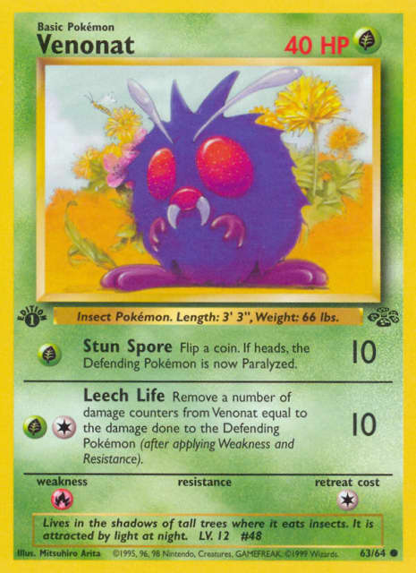 Venonat (Unlimited) (63) — Jungle