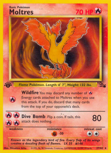 Moltres (Unlimited) (27) — Fossil