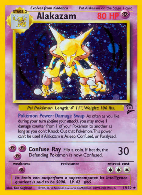Alakazam (Holofoil) (1) — Base Set 2