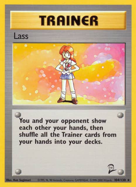 Lass (104) — Base Set 2