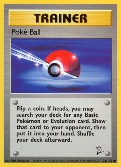 Poké Ball (121) — Base Set 2