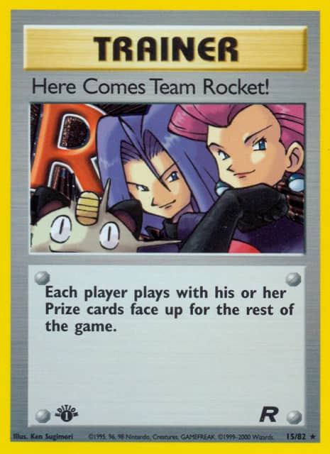 Here Comes Team Rocket! (First Edition Holofoil) (15) — Rocket