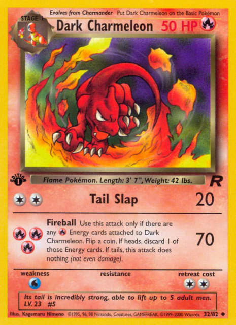 Dark Charmeleon (First Edition) (32) — Rocket
