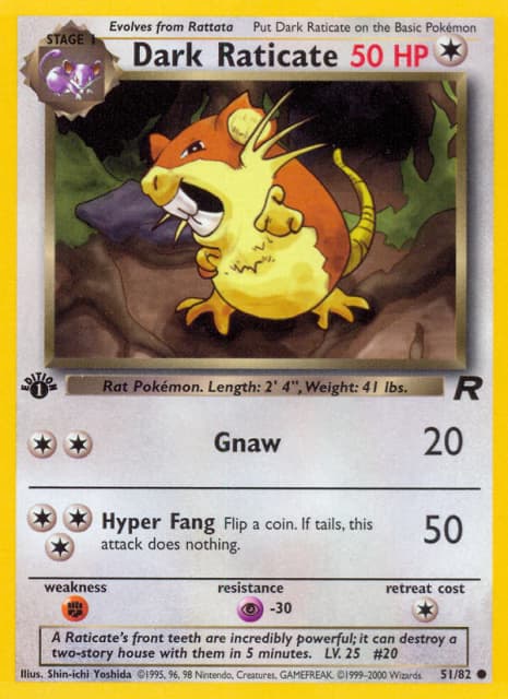 Dark Raticate (Unlimited) (51) — Rocket