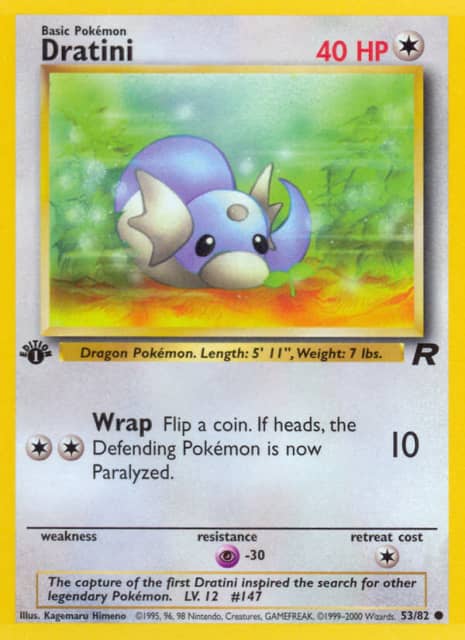 Dratini (First Edition) (53) — Rocket