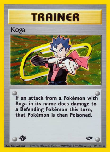 Koga (Unlimited Holofoil) (19) — Gym Challenge