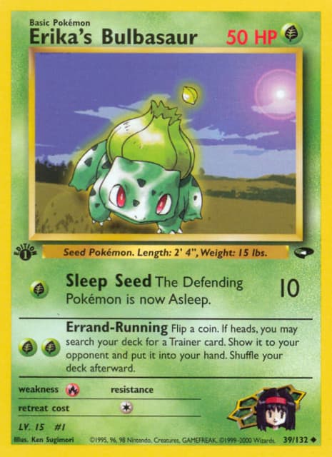Erika's Bulbasaur (Unlimited) (39) — Gym Challenge