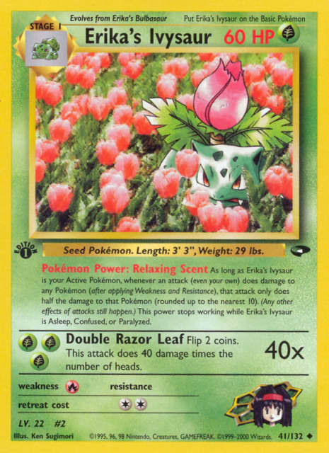 Erika's Ivysaur (Unlimited) (41) — Gym Challenge