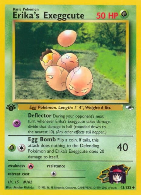 Erika's Exeggcute (First Edition) (43) — Gym Heroes