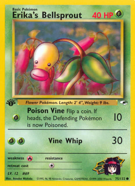 Erika's Bellsprout (First Edition) (75) — Gym Heroes