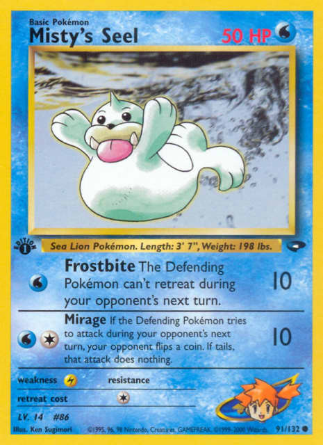 Misty's Seel (Unlimited) (91) — Gym Challenge
