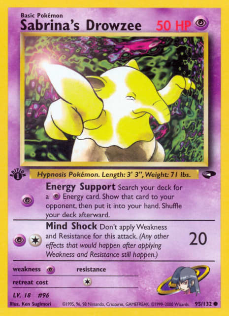 Sabrina's Drowzee (First Edition) (95) — Gym Challenge