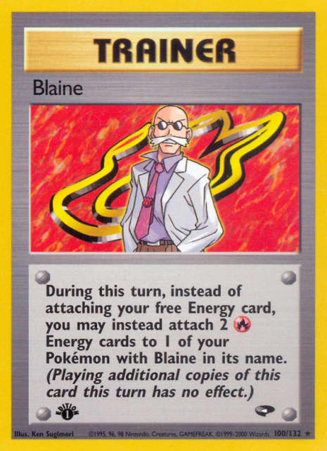 Blaine (Unlimited) (100) — Gym Challenge