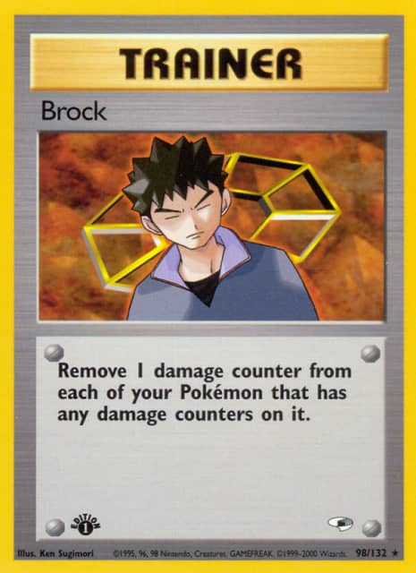 Brock (First Edition) (98) — Gym Heroes