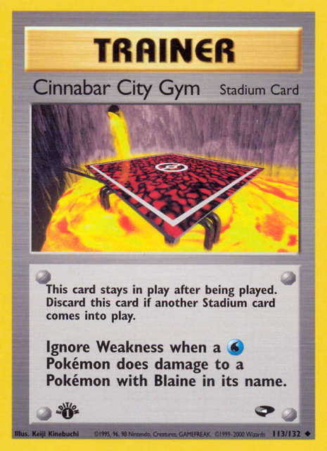 Cinnabar City Gym (Unlimited) (113) — Gym Challenge