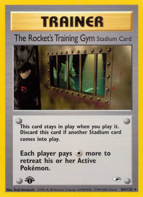 The Rocket's Training Gym (First Edition) (104) — Gym Heroes