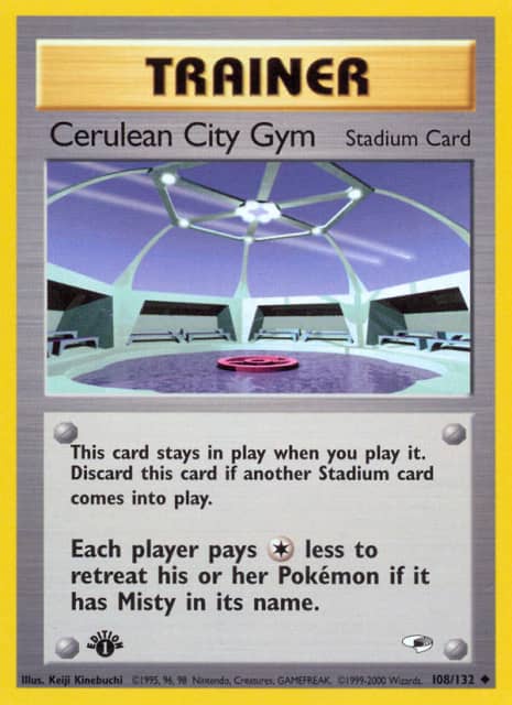 Cerulean City Gym (First Edition) (108) — Gym Heroes