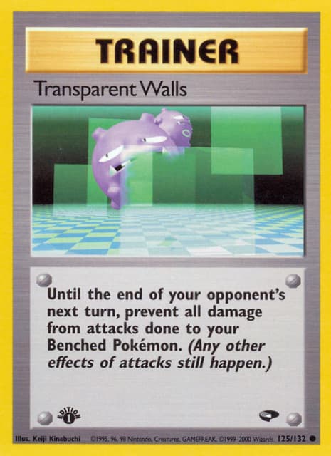 Transparent Walls (First Edition) (125) — Gym Challenge