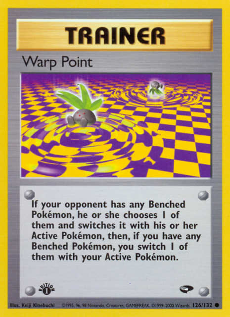 Warp Point (First Edition) (126) — Gym Challenge