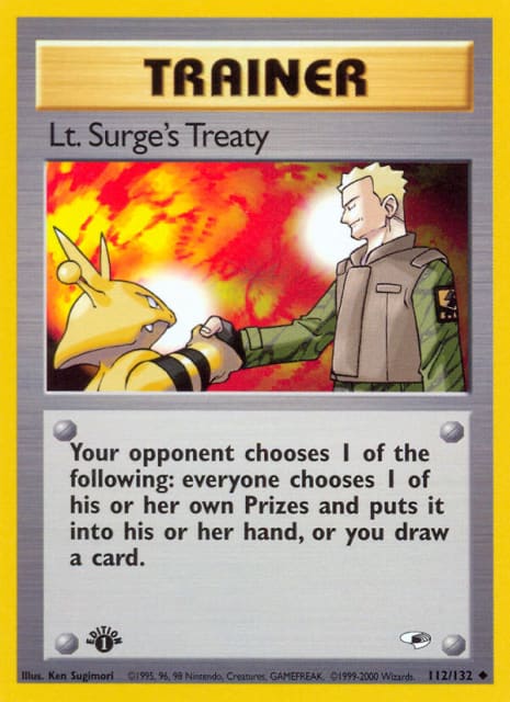 Lt. Surge's Treaty (Unlimited) (112) — Gym Heroes