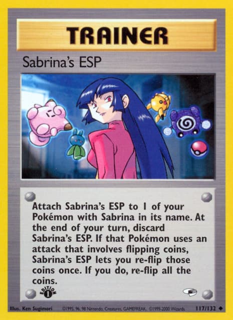 Sabrina's ESP (First Edition) (117) — Gym Heroes