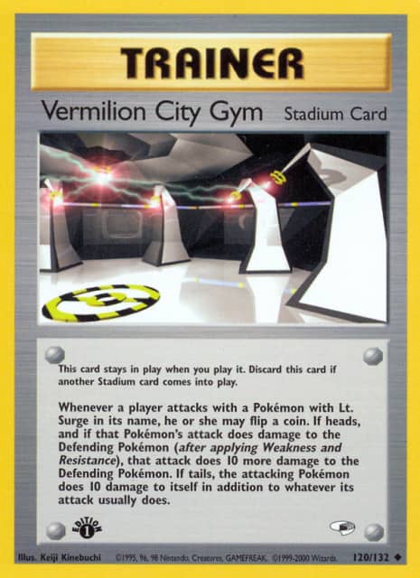 Vermilion City Gym (First Edition) (120) — Gym Heroes