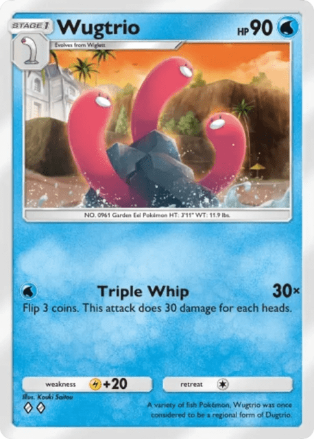 Wugtrio (26) — Paldean Wonders