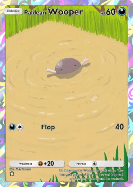 Paldean Wooper (97) — Paldean Wonders