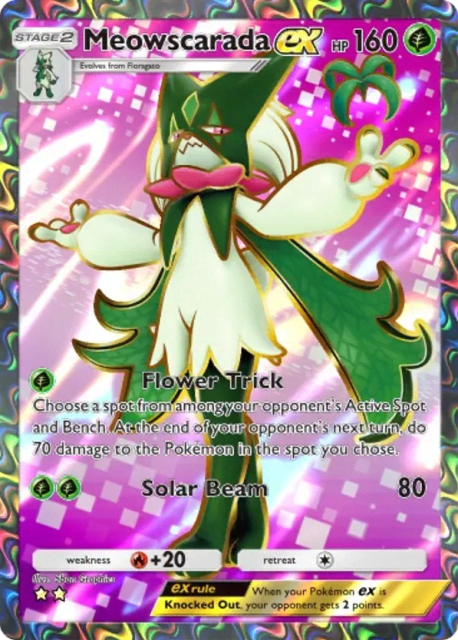 Meowscarada ex (100) — Paldean Wonders