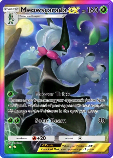 Meowscarada ex (110) — Paldean Wonders