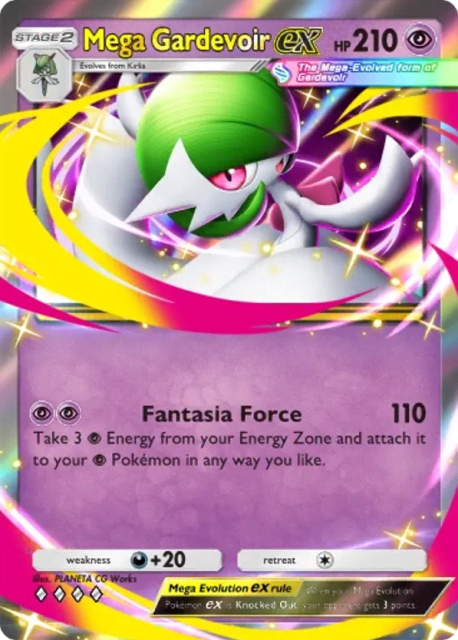Mega Gardevoir ex (66) — Fantastical Parade