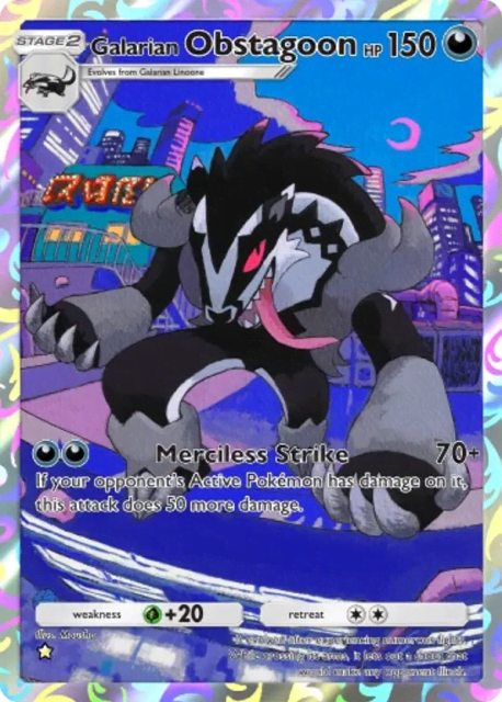 Galarian Obstagoon (176) — Fantastical Parade