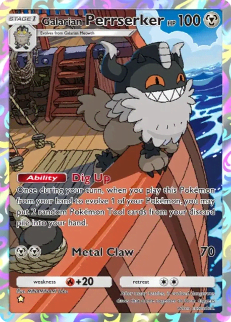 Galarian Perrserker (177) — Fantastical Parade