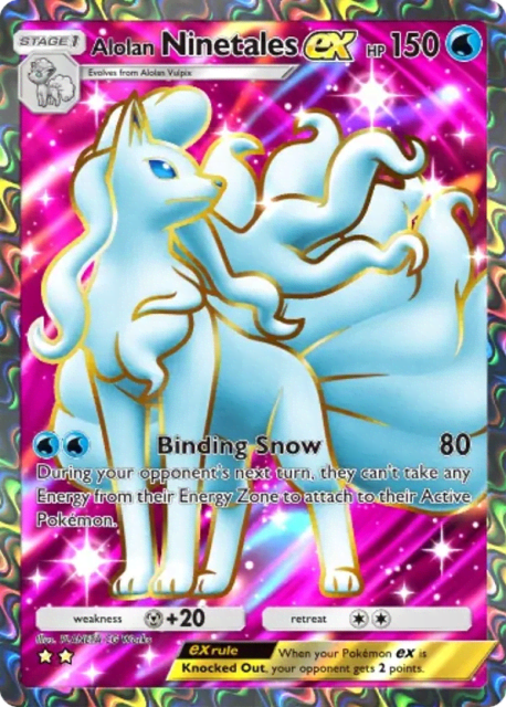 Alolan Ninetales ex (182) — Fantastical Parade