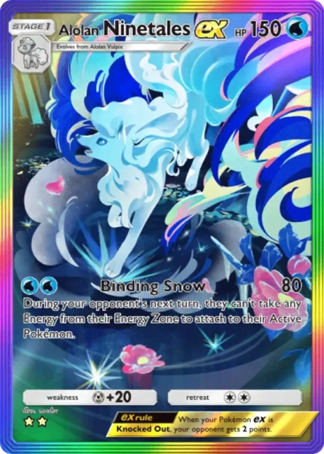 Alolan Ninetales ex (196) — Fantastical Parade