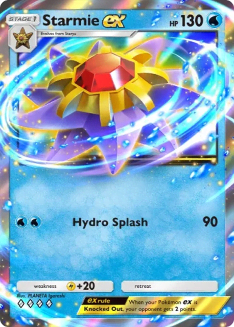 Starmie ex (76) — Genetic Apex