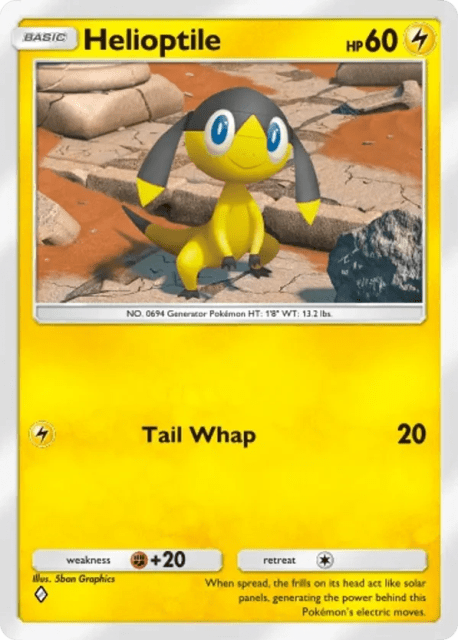 Helioptile (110) — Genetic Apex