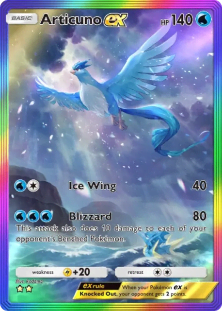 Articuno ex (275) — Genetic Apex