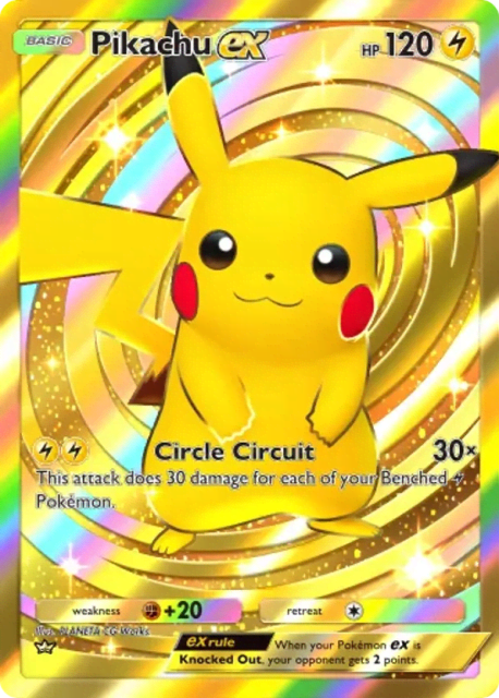 Pikachu ex (285) — Genetic Apex