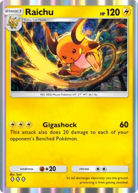 Raichu (26) — Mythical Island