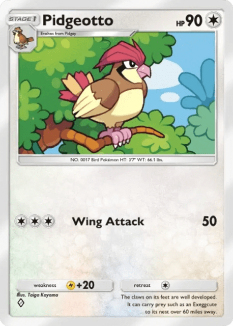Pidgeotto (58) — Mythical Island