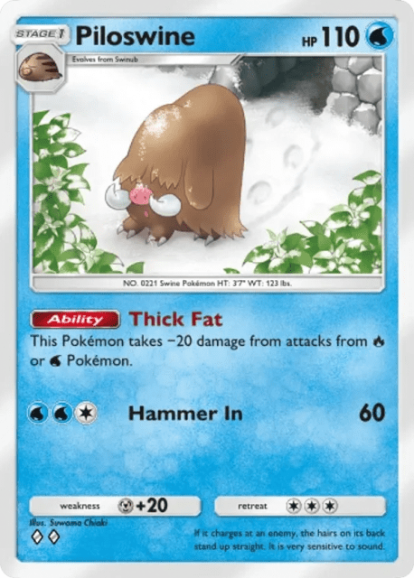 Piloswine (32) — Space-Time Smackdown