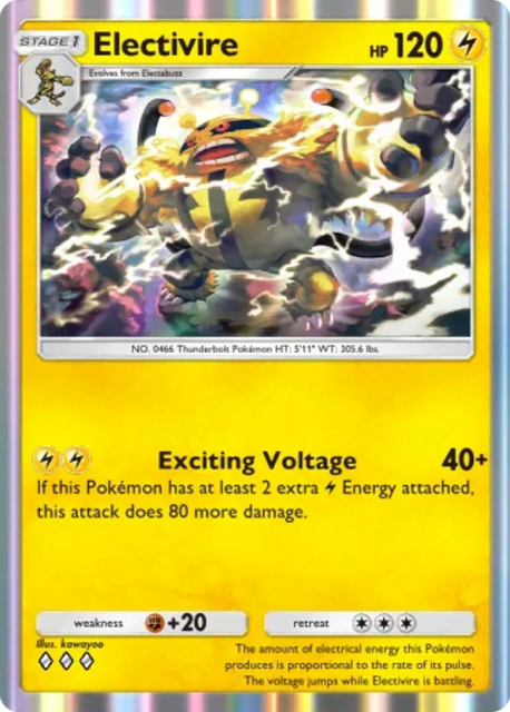 Electivire (57) — Space-Time Smackdown