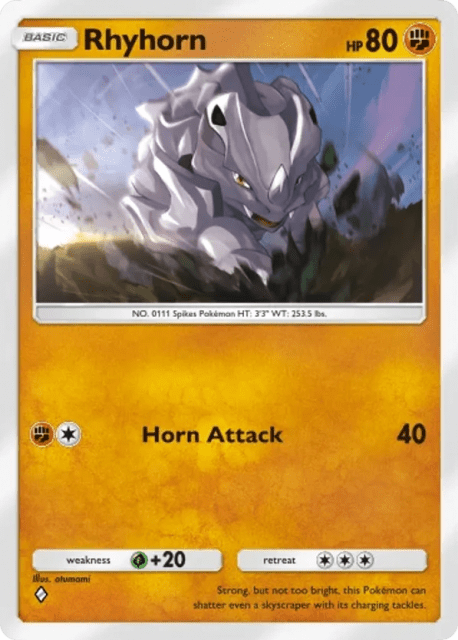 Rhyhorn (80) — Space-Time Smackdown
