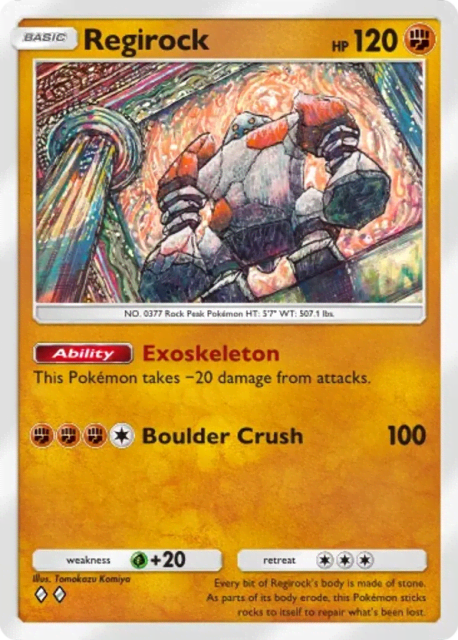 Regirock (87) — Space-Time Smackdown