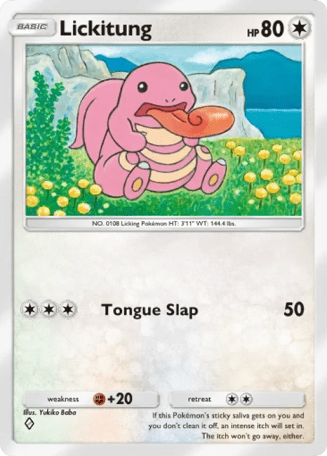 Lickitung (124) — Space-Time Smackdown