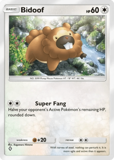 Bidoof (135) — Space-Time Smackdown